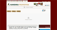 Desktop Screenshot of kanishkaproperties.com